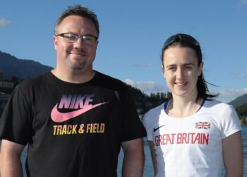 Andrew Young and Laura Muir andrew young uk athletics