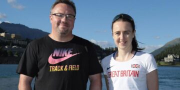 Andrew Young and Laura Muir andrew young uk athletics