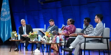 Students using AI tools in classroom showcasing AI educational programs Africa