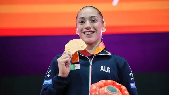 Kaylia Nemour makes history as Africa’s first-ever world gymnastics champion.