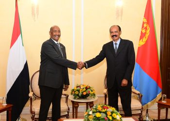 “Sudan-Eritrea leaders discussing regional stability in Africa during diplomatic visit.”