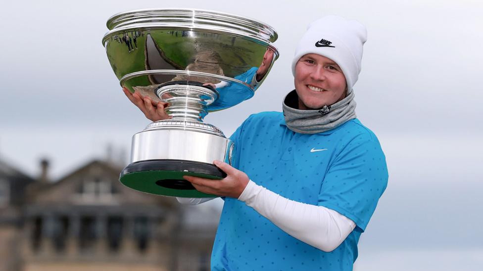 Robert MacIntyre Dunhill Links Championship win as Scottish golfer celebrates