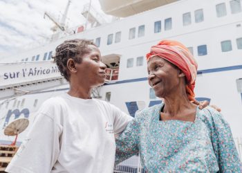 Mercy Ship cataract care bringing sight to families in Africa
