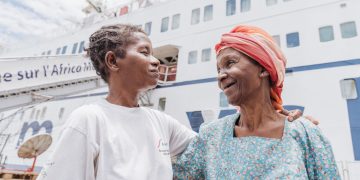 Mercy Ship cataract care bringing sight to families in Africa