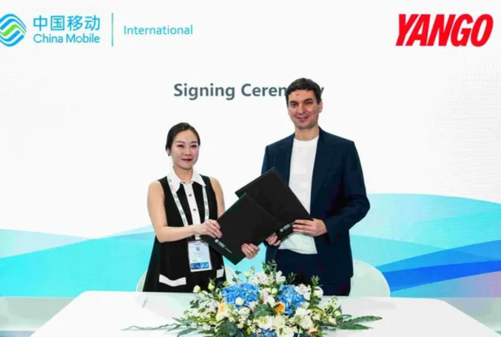 Yango Group and China Mobile International collaborating on international tech alliances and infrastructure sharing agreements