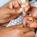 Health worker administering vaccine in campaign for polio vaccination programs