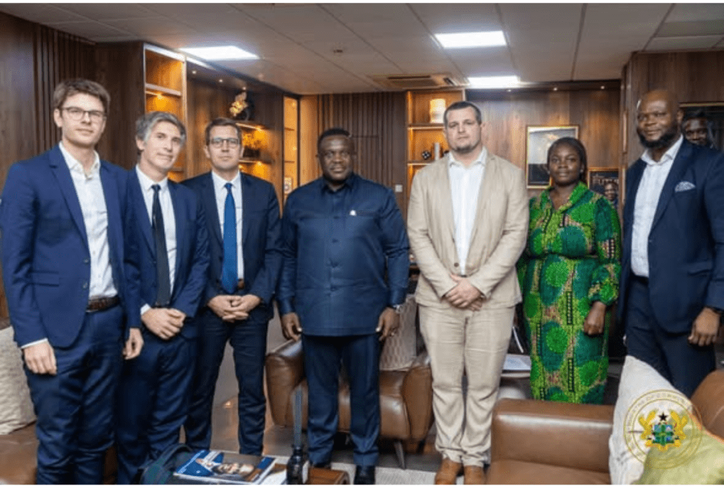 Minister supports broadband expansion meeting with GVA executives in Ghana.
