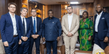 Minister supports broadband expansion meeting with GVA executives in Ghana.