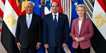 President El-Sisi bilateral cooperation with European leaders at EU-Egypt Summit