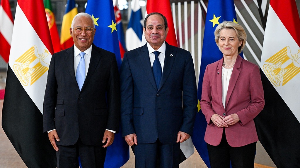 President El-Sisi bilateral cooperation with European leaders at EU-Egypt Summit