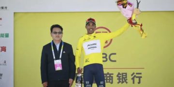 Henok Mulubrhan race performance at Tour de Kyushu highlighting his stage win and overall points victory