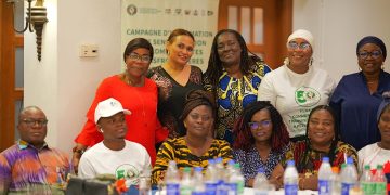 women traders in west africa at ECOWAS cross-border trade meeting.