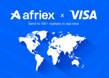 Afriex Visa partnership enables real-time international transfers across 160+ markets.