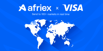 Afriex Visa partnership enables real-time international transfers across 160+ markets.