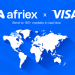 Afriex Visa partnership enables real-time international transfers across 160+ markets.