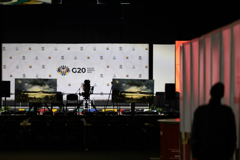 G20 Ukraine climate discussions at G20 summit South Africa 2025 without Trump