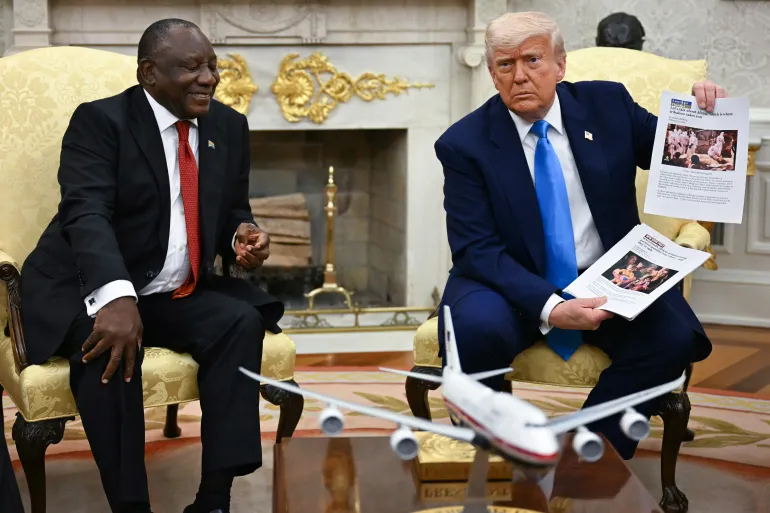 US boycott of South Africa G20 summit over white farmer land ownership disputes