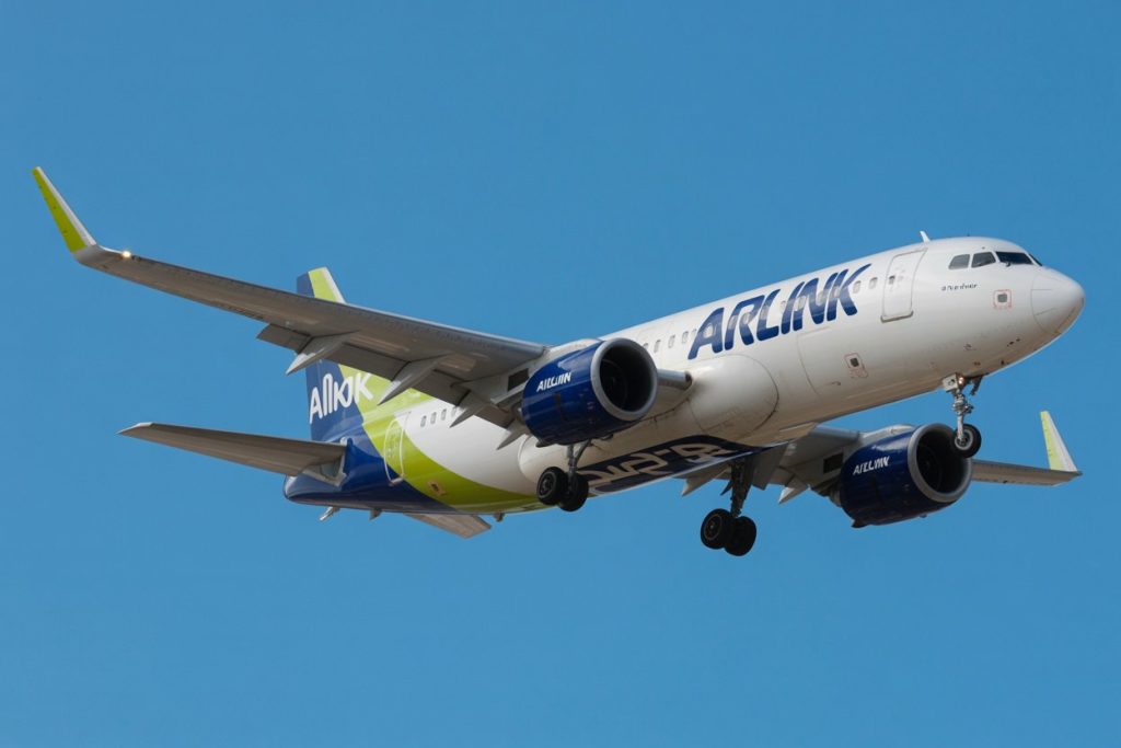 Airlink aircraft at Nacala Airport providing direct flights for enhanced travel experiences Mozambique and business travel.
