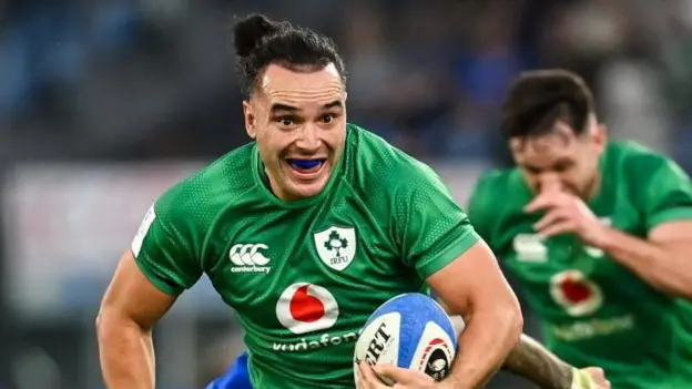 strategies used in Ireland vs South Africa contests for high balls