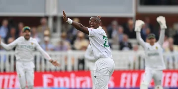 world test championship bowlers Lungi Ngidi in action