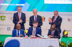 UK and African business leaders in Togo attending WCAF IV summit for Africa investment initiatives and trade partnerships.