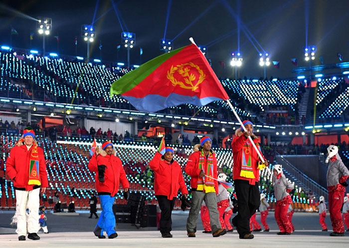 Eritrea national sports celebration at World Olympics Day event