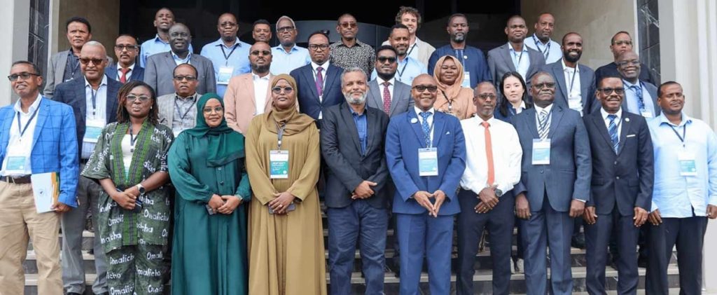 IGAD and AfDB officials launching sustainable blue economy projects to strengthen economic development strategies in the Horn of Africa