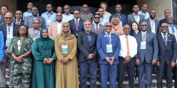 IGAD and AfDB officials launching sustainable blue economy projects to strengthen economic development strategies in the Horn of Africa