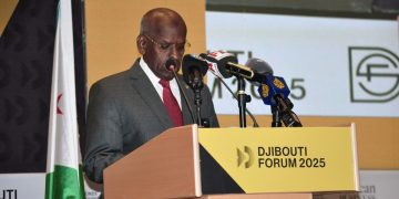 African digital economy forum attendees and speakers at opening ceremony