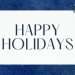 Happy Holidays 2025 reflection and gratitude message