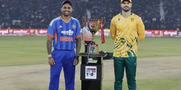 India vs South Africa Quinton de Kock batting action