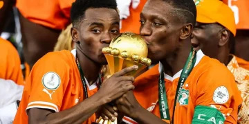 fans at africa cup of nations morocco stadium