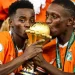 fans at africa cup of nations morocco stadium