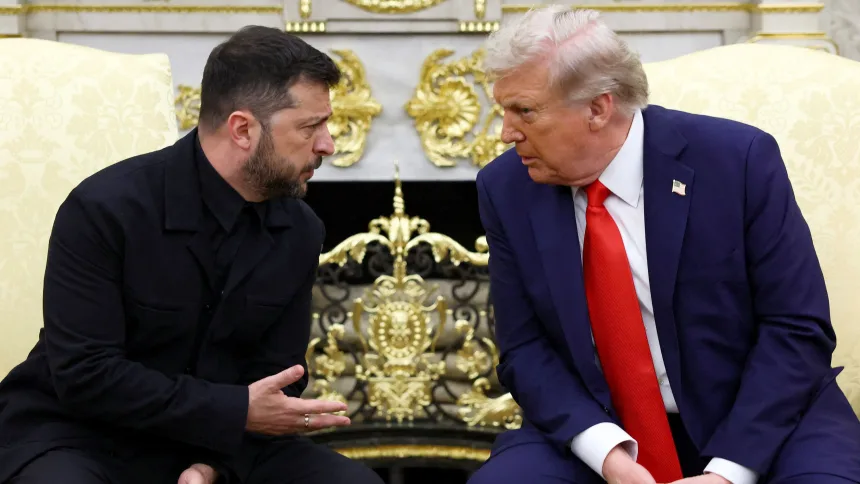 Zelenskiy Trump Ukraine peace talks
