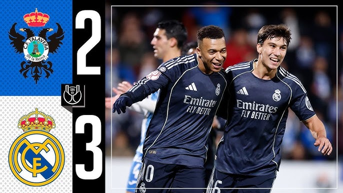 talavera vs real madrid final score card