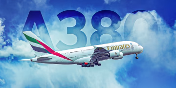 Emirates Airbus A380 landing gear issue