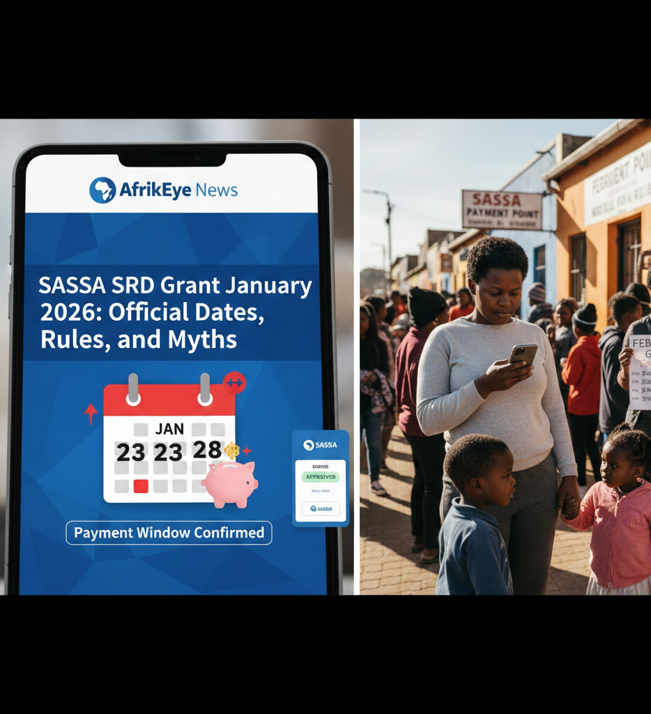 SASSA SRD Grant January 2026 Official Payment Dates and News