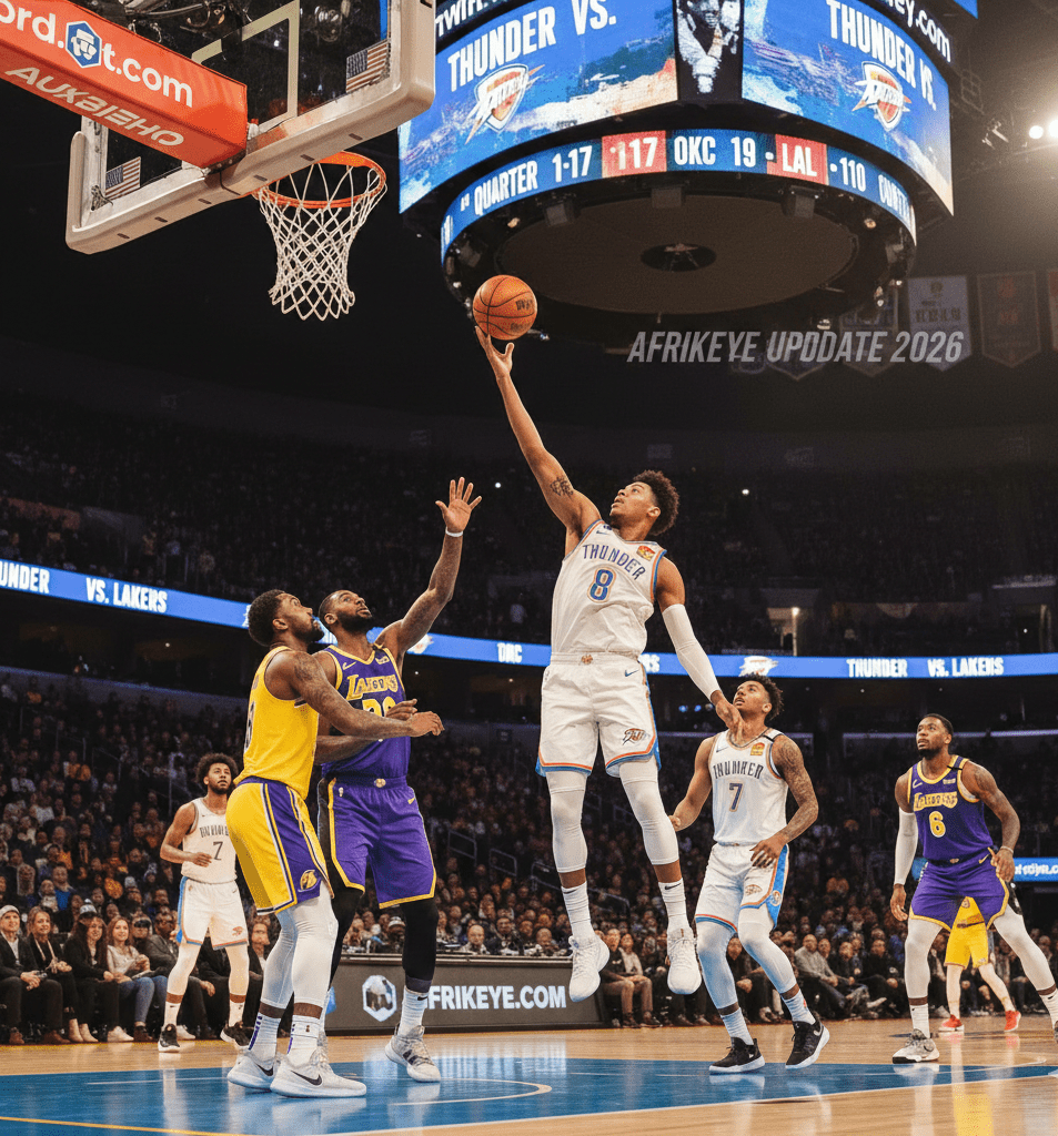 Lakers vs Thunder Jalen Williams Returns in Western Conference Clash