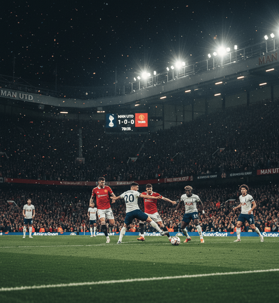 Man United vs Tottenham Carrick’s Red Devils Chase Top Three