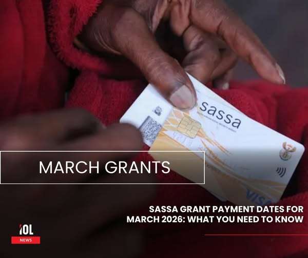 SASSA Payment Dates for March 2026 New Grant Increases Explained