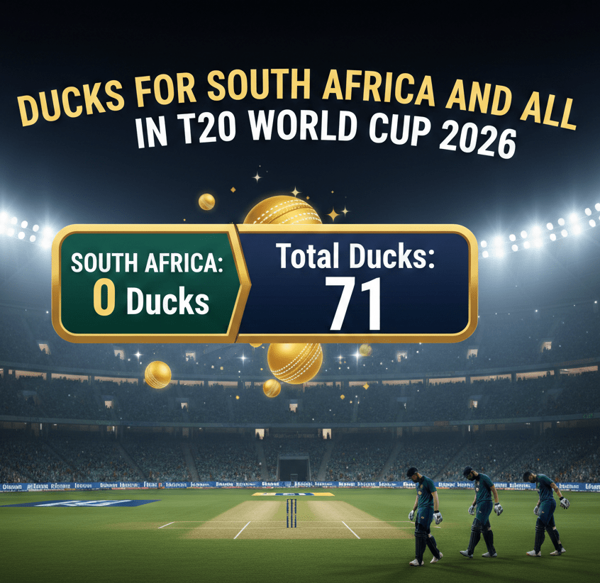 T20 World Cup 2026 duck statistics