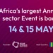 Africa CEO Forum Annual Summit 2026 banner — Africa's largest annual private sector event returns to Kigali on 14 and 15 May 2026, co-hosted by IFC and founded by Jeune Afrique Media Group.