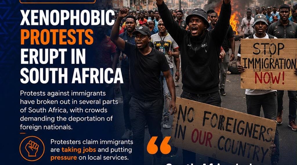 Xenophobic Protests in South Africa Grip Cities as Deadline Hits